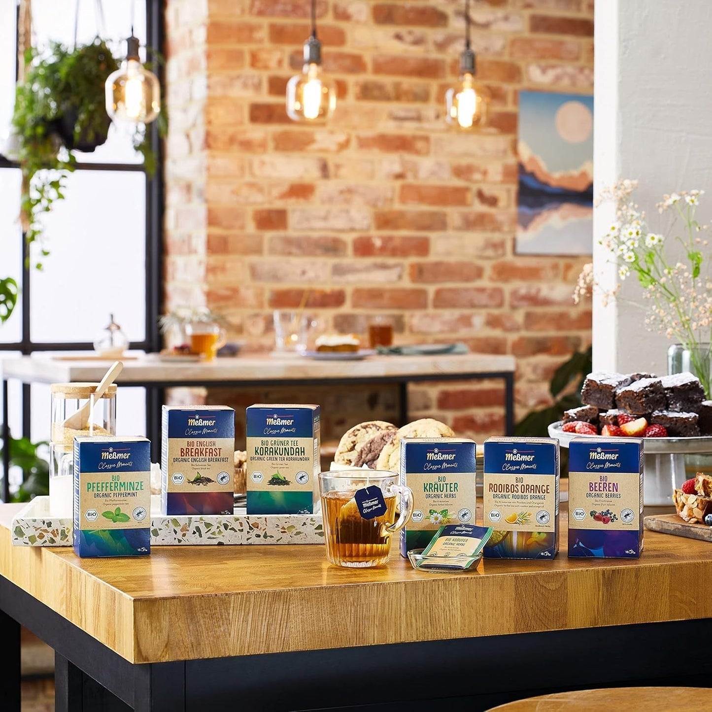 Meßmer Classic Moments Bio Earl Grey | 100% økologisk | Sort te 18 teposer