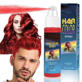 Hårsprayfarve - 30 ml Midlertidig grøn hårfarvespray, naturlig hårfarve Midlertidig hårfarvespray, vaskbar hårfarve til fest Cosplay Halloween (grøn) Hårfarve Naty Shop Rød