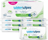 WaterWipes Sensitive+ Hydrating Boost Vådservietter, Hydrating Wipes, 720 Count (12 Pack), 3 i 1 Clean, Care, Hydrate, 99% Aloe Vera Water, Uparfumerede Baby Wipes