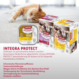 animonda INTEGRA PROTECT Diabetes med fjerkræ (16 x 100 g), vådfoder til diabetiske katte, diætfoder til diabetiske katte, vådfoder uden sukker