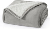 UGG 01465 Bliss Sherpa-tæppe Fuldt vendbart til sofa eller seng Kan maskinvaskes Nem pleje Blødt plys overdimensionerede luksustæpper 178 X 127 cm Seal Naty Shop Dyner og dyner
