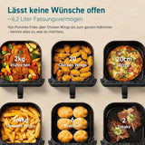 COSORI Hot Air Fryer Airfryer, 12-I-1 Air Fryer XXL 6.2L, Hot Air Fryer med udsigtsvindue og omrøringspåmindelse, 80 opskrifter Husholdningsapparater Naty Shop