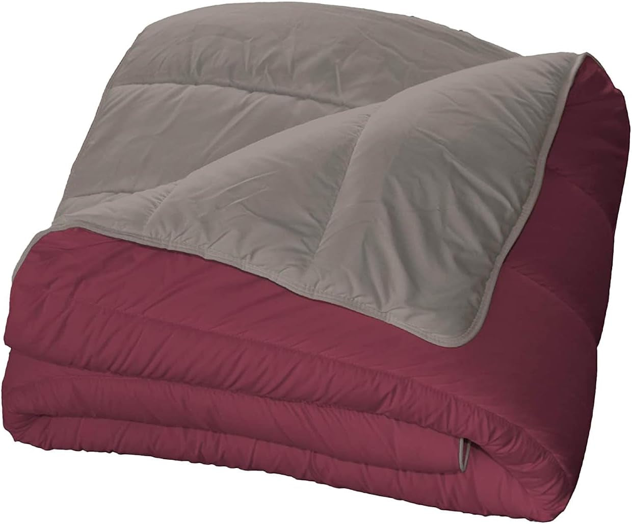 Bleu Câlin Trykt 1 person Hermance dyne, polyester, blå/grå, 140 X 200 Cm Dyner og dyner Naty Shop Bourgogne/peber 140X200 Cm