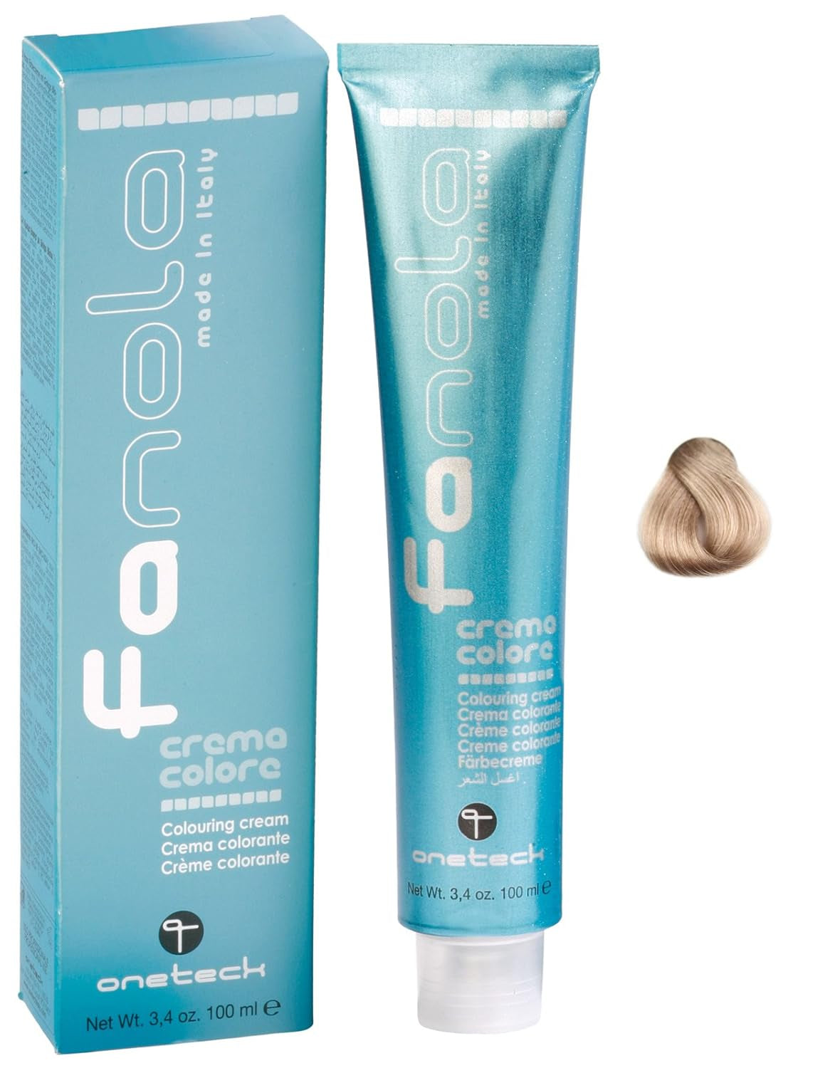 Fanola crema colore Farvecreme 7.0 Blond, 100 ml Hårfarve Naty Shop 12.2 Super Blond Platinum Pearl Extra