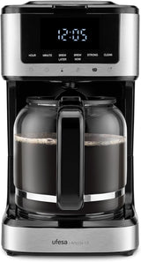 Ufesa CG7114 Capriccio filterkaffemaskine, 6 kopper, 600W, kande 0,6L, anti-dryp system, automatisk sluk, blå
