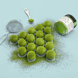 Purechimp Matcha-pulver af ceremoniel kvalitet 50 g. 100% ren skyggedyrket tepulver til lattes, infusioner og opskrifter. Genanvendelig krukke. Rig på antioxidanter.