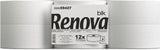 Toiletpapir Renova Jumbo BLK, 12 ruller ved 170 M, hvidt papir, 2 lag