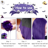 Halloween Midlertidig Hårfarve 4 Farver Hårfarve Voks Styling Hårfarve Til Mænd Kvinder Halloween Cosplay Fest Hårfarve Naty Shop