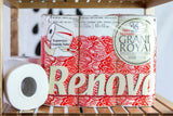 Renova Grand Royal toiletpapir, 18 Premium XXL ruller, 4 lag, blødt og slidstærkt