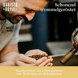 Prøvesæt espressobønner 4 x 350 g espressobønner | Discovery Pack/Sample Pack | Robusta og Arabica | Ideel til fuldautomatiske enheder og portafilter | KONGELIG BARISTA