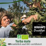 ORIGEENS BIO YERBA MATE MED CITRONE OG INGEFFER 200 G - Den energigivende te I Økologisk Yerba Mate te, uristet, blade, uden stængler og støv
