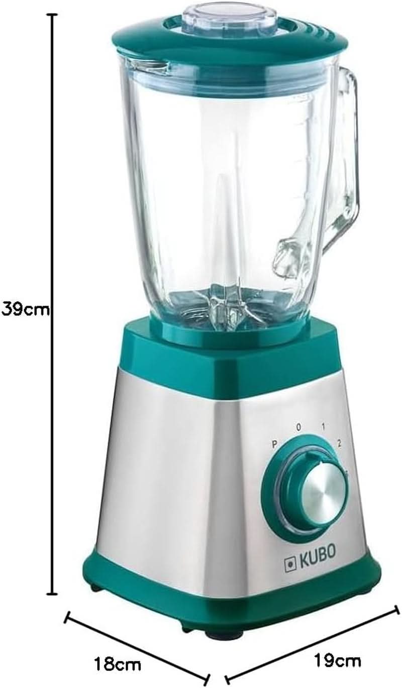 Blander Aus Glas, 1000 W, 4 Geschwindigkeiten, 1,5 L, 6 Klingen Aus Edelstahl, Eiswürfelfunktion Køkken Naty Shop