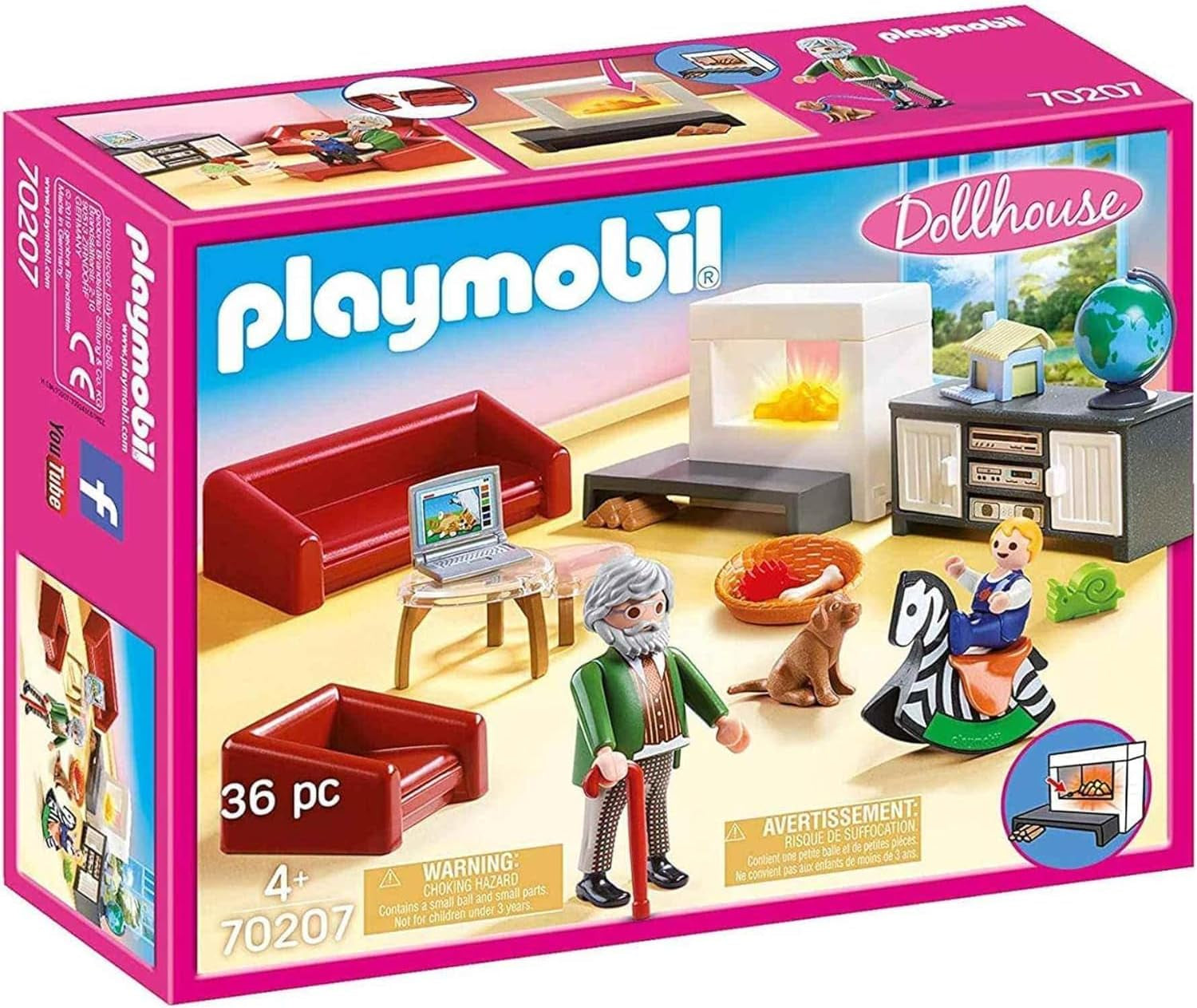 70205 My Big Dollhouse with Working Bell, Ages 4+ og 70207 Hyggelig stue med lyseffekt dukkehus, Ages 4+