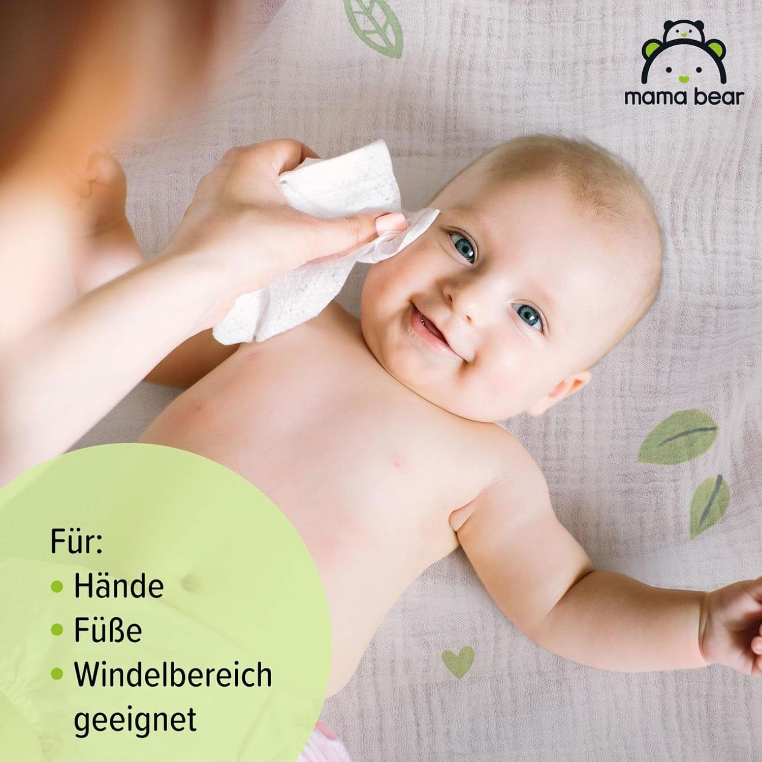 Friske babyservietter med Aloe Vera Mama Bear Naty Shop