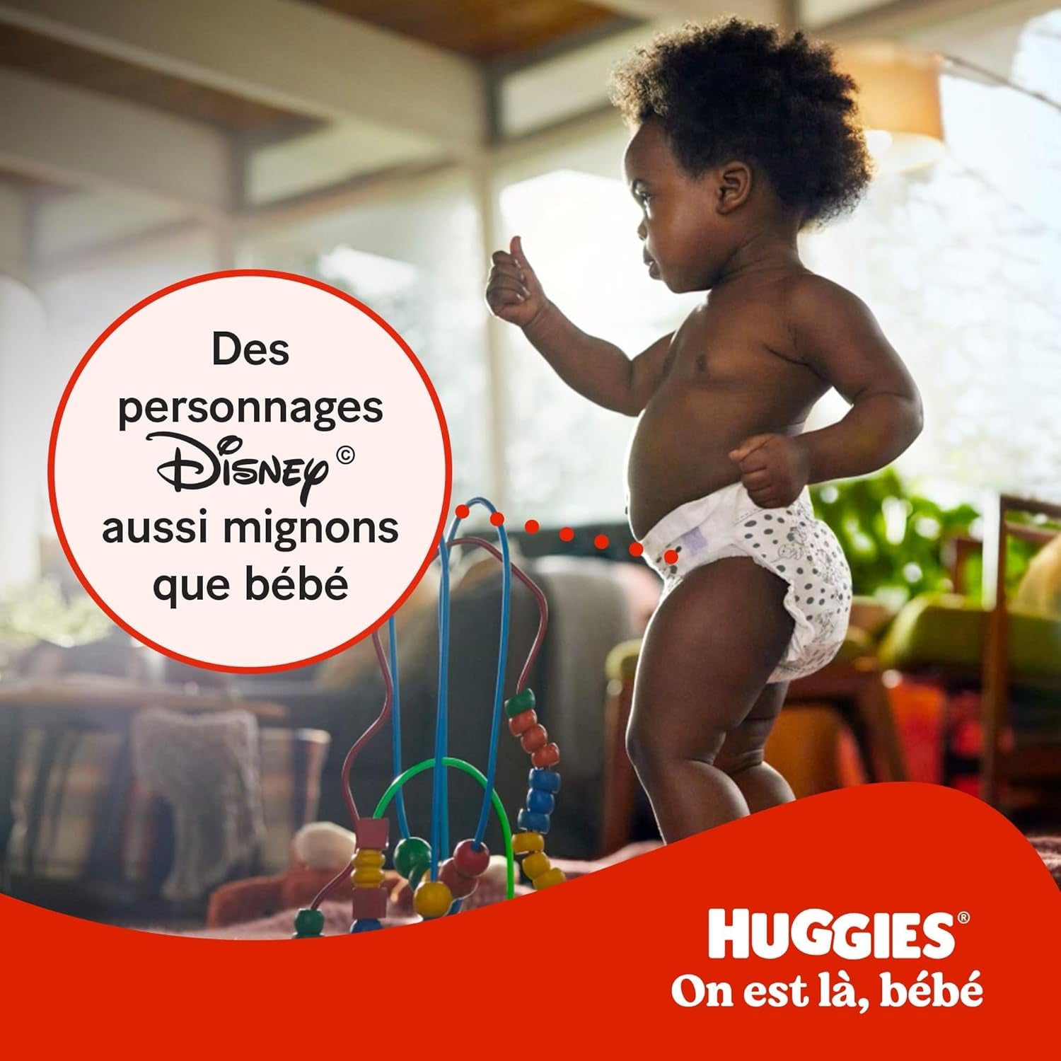 Huggies Babybleer Little Movers, Disney Design, Størrelse 6, 102 Antal (3 x 34), Månedlig æske