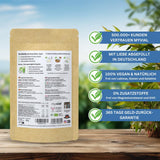 Økologisk Matcha Tea Premium Pulver 100g Grøn te af højeste kvalitet fra Japan Kagoshima - Perfekt til Smoothie Matcha Latte Japansk grøn te Vegansk uden tilsætningsstoffer Plastfri emballage
