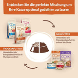 Wellness CORE Signature Selects 8 x 79 g, kylling og kalkunblanding - våd kattefoder, lækre strimler i sauce, kornfri, naturlig, allergivenlig, høj i protein, høj i kød