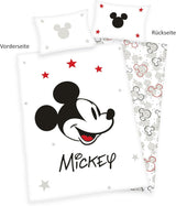 Mickey Mouse sengetøj, vendbart, 100% bomuld Sengetøj - børn Naty Shop