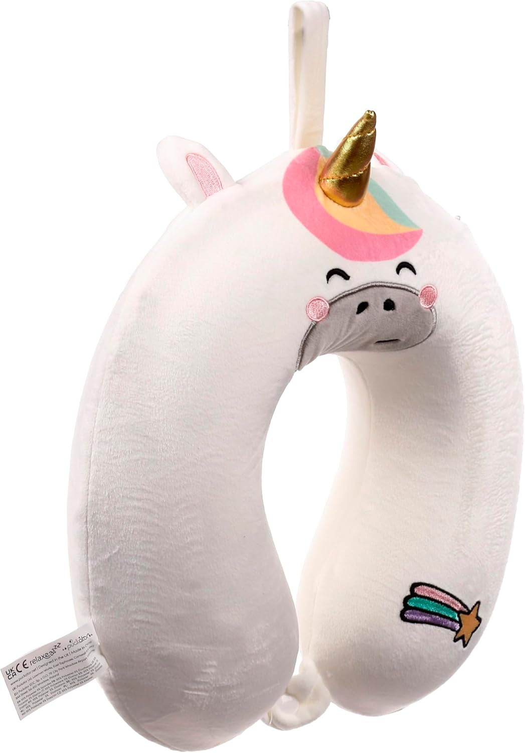 Relaxeazzz Memory Foam Puckator rejsepude - Astra The Unicorn Naty Shop rejsepuder
