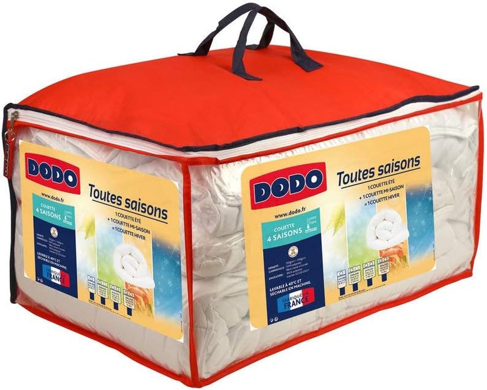 DODO 25665 Til 4 sæsoner Tæppe 140 X 200 Cm Hvid Polyester Dyner og dyner Naty Shop 200 X 200 Cm