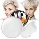 Grøn midlertidig hårfarve, styling af hårfarve til mænd, kvinder, naturlig hårpomade, hårfarvevoks til fest, cosplay og halloween, jul, creme midlertidig hårfarve (100 g, grøn) Naty Shop hårfarve hvid 1G (1 pakke)