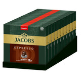 Jacobs Kaffeekapseln Espresso Intenso, Intensität 10/12, 10 x 20 Getränke, Nespresso* kompatibel Kaffee Kapseln, 200 Kapseln