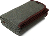 ACUSHLA 200,7X160 Cm, 1,7 kg, tæppe, uldtæppe, varmt rejsetæppe, striktæppe, dekorativt, tæpper til sofa, stol, sofa, seng, stue, camping, egnet til alle årstider WW203 Senge og betræk Beuche den ACUSHLA-Store Olive 10060 Cm 2