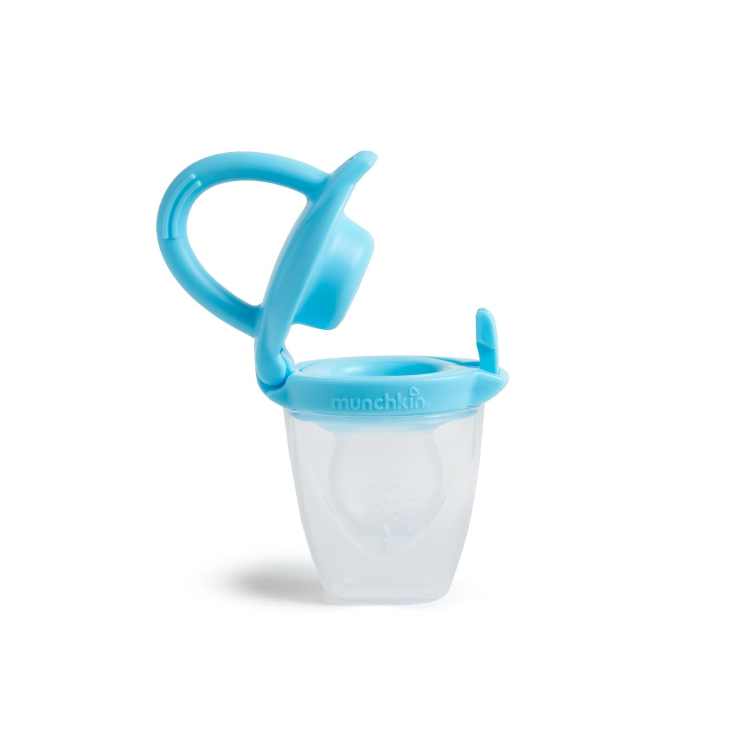 Munchkin Baby Silikone Mad Dispenser | Ideel til på farten – silikoneposer til frosne fødevarer | Selvfodrende maddispenser | Fravænningsfoder | BPA fri | Fra 4 måneder+ | Pakke med 2 | Blå og Grøn