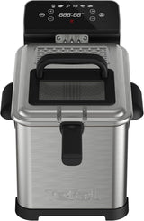 Tefal Family Pro Access 4.0L, 3000 Watt, semi-professionel, med olie, aftagelig olietank, kølezoneteknologi Hvidevarer Naty Shop Family Pro Digital Access 4.0L