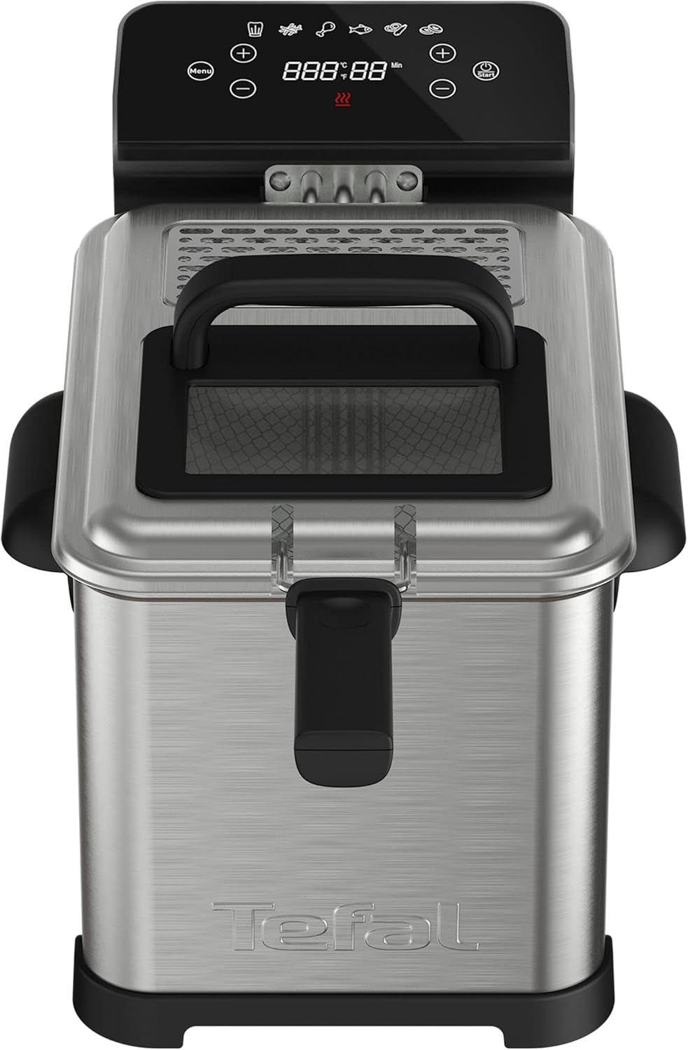 Tefal Family Pro Access 4.0L, 3000 Watt, semi-professionel, med olie, aftagelig olietank, kølezoneteknologi Hvidevarer Naty Shop Family Pro Digital Access 4.0L
