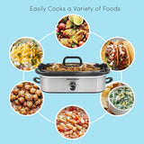 MST-5240SS Slow cooker, 3,3 liter, Rustfrit stål Slow Cooker Naty Shop