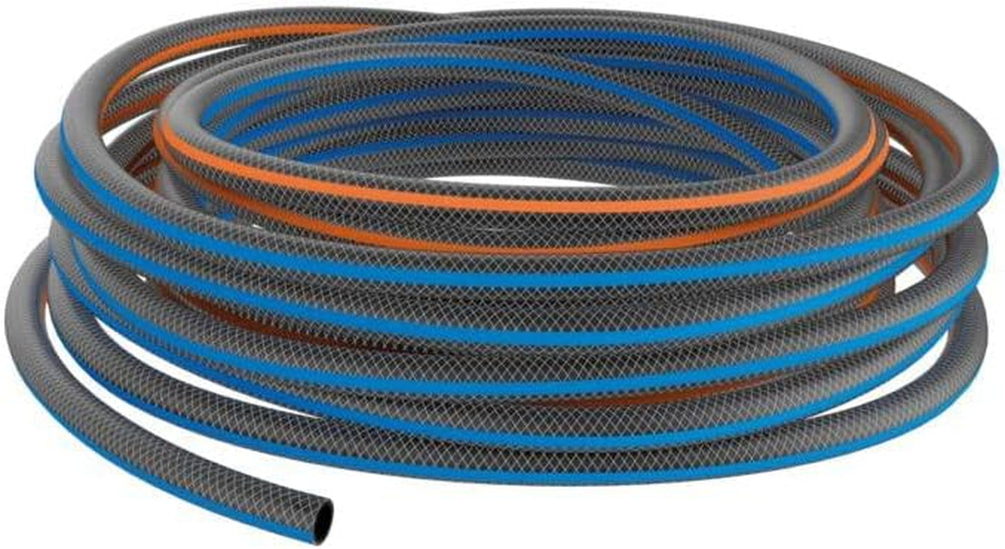 Fiskars S Haveslange, Serie X, Vandslange til manuel vanding, 13 mm (1/2"), Længde: 15m, Universalforbindelse, UV-beskyttelse, Frostbeskyttelse, Vridsikker, Blå, 1076044