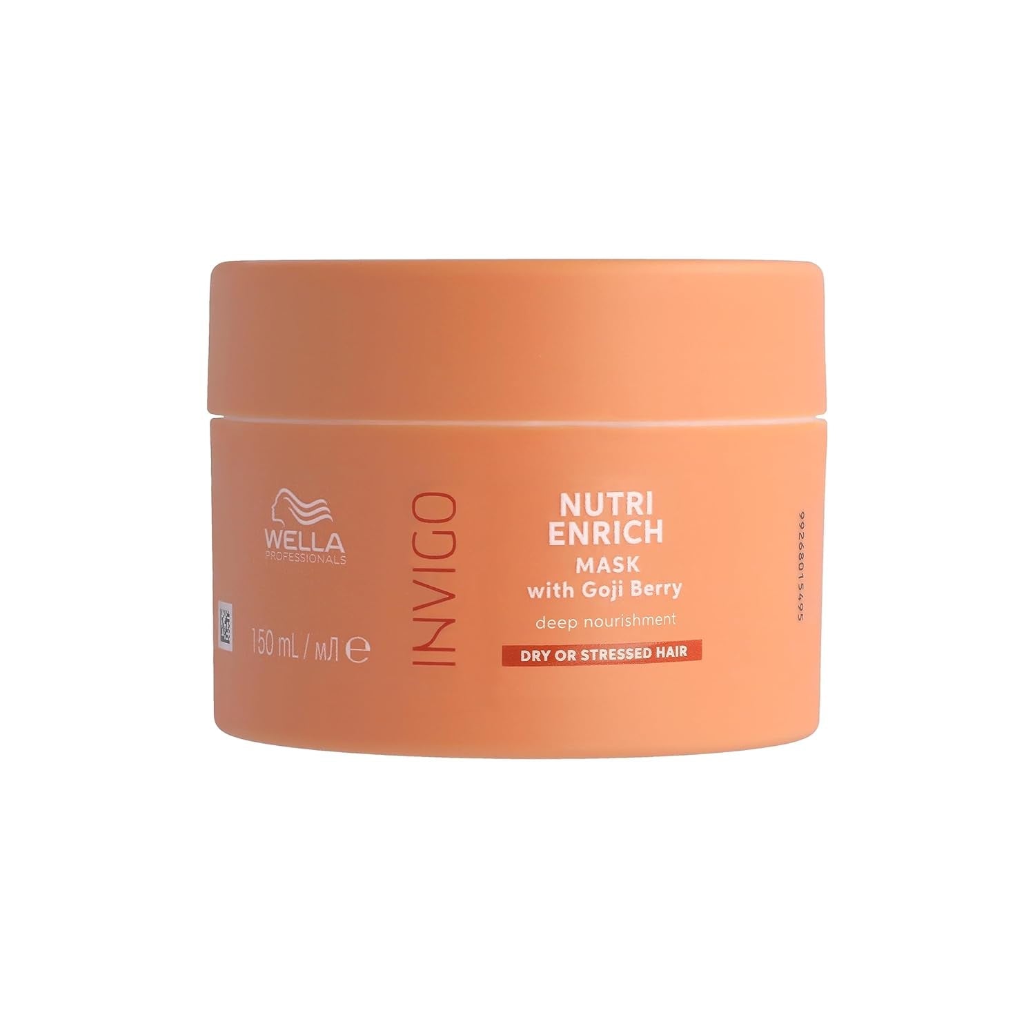 Wella Professionals Invigo Nutri Enrich - fugtgivende pleje til beskadiget hår - balsam, maske og balsam med E-vitamin, panthenol og mandler - mod krus og til livlige krøller Hårmaske Naty Shop Hair conditioner 150ml