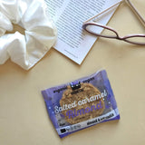 Veganske saltede karamelmandelkager - individuelt indpakket glutenfri sojafri økologisk mandelhavre - 12 x 50 g multipak (pakke med 2)