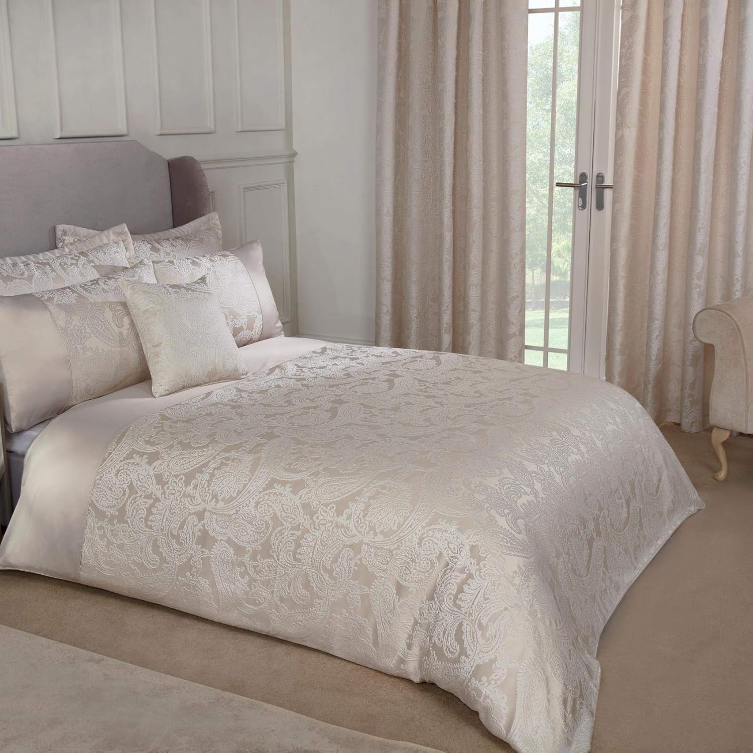 Hertugindedyne til king-size seng, 100 % polyester, creme Emma Barclay Senge og dyner