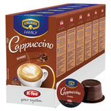 KRÜGER Cappuccino Schoko kaffekapsler, kompatible med K-fee og ALDI EXPRESSI* Kapselmaschinen, instant kaffe med smag, 96 kapsler