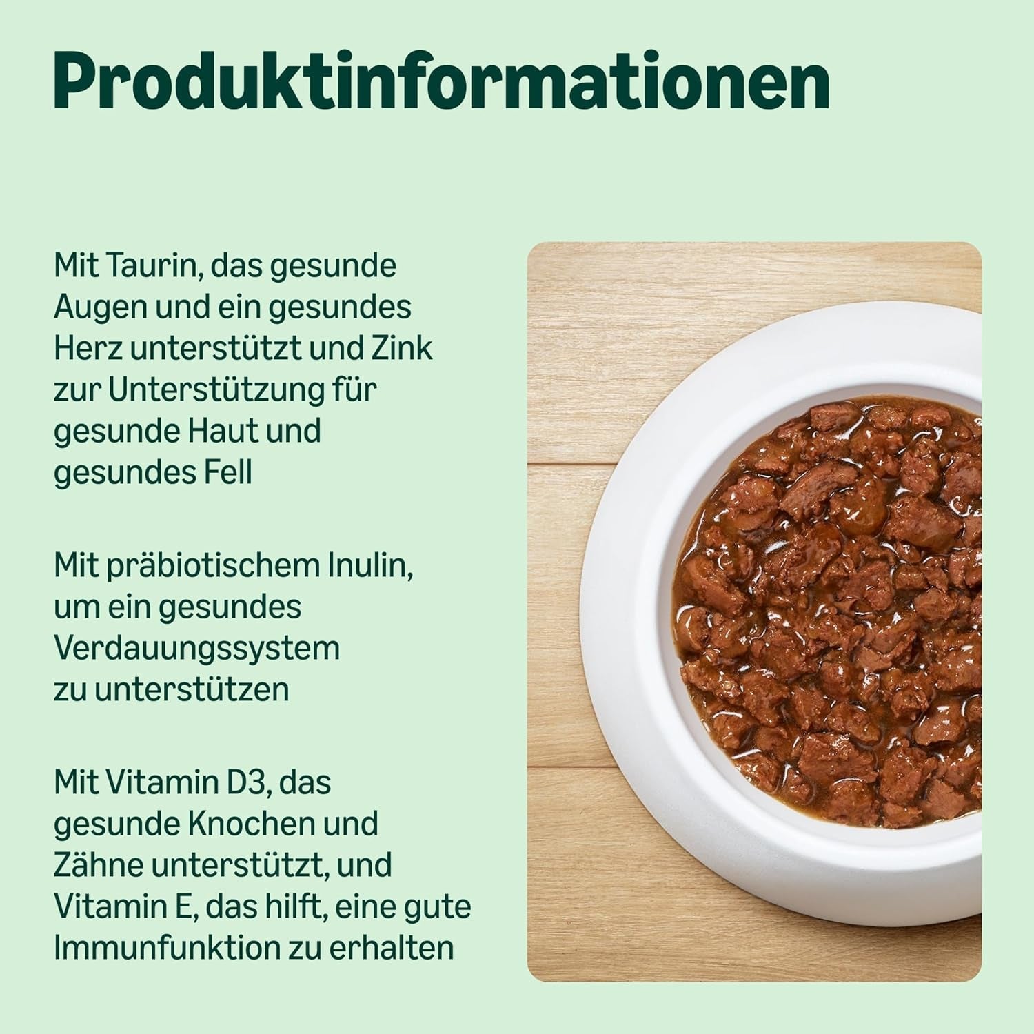 Amazon kornfri våd kattefoder til voksne katte Kødudvalg i bouillon 4,76 kg 56 pakker á 85 g (tidligere livslang)