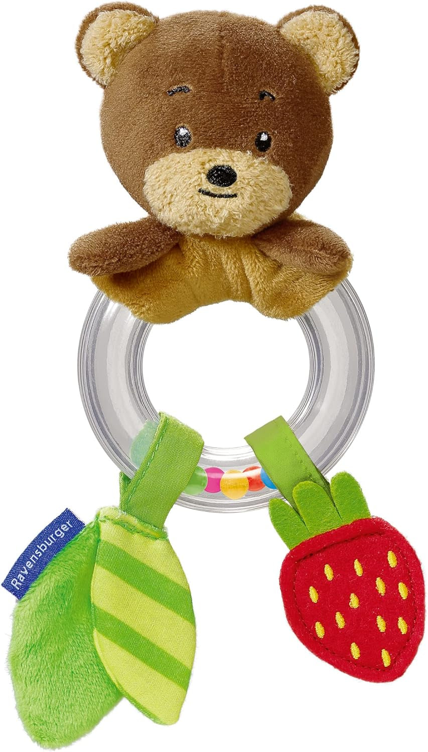 Ravensburger ministeps 4562 Ring Rangle Bear Catch Legetøj med Ring Rangle og knitrende lyd Babylegetøj i 3 måneder Babylegetøj Naty Shop Standardtitel