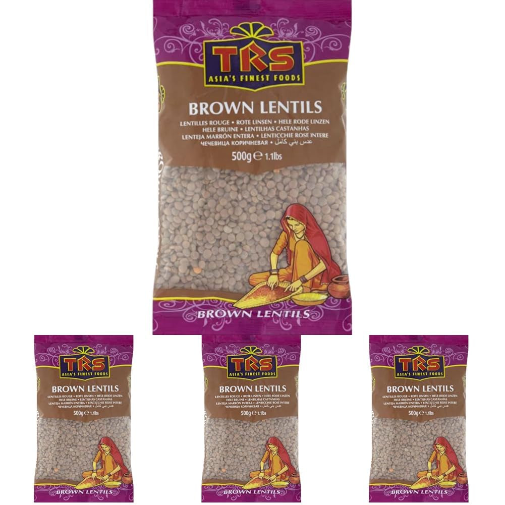 TRS - Hele brune linser - (1 x 500g)