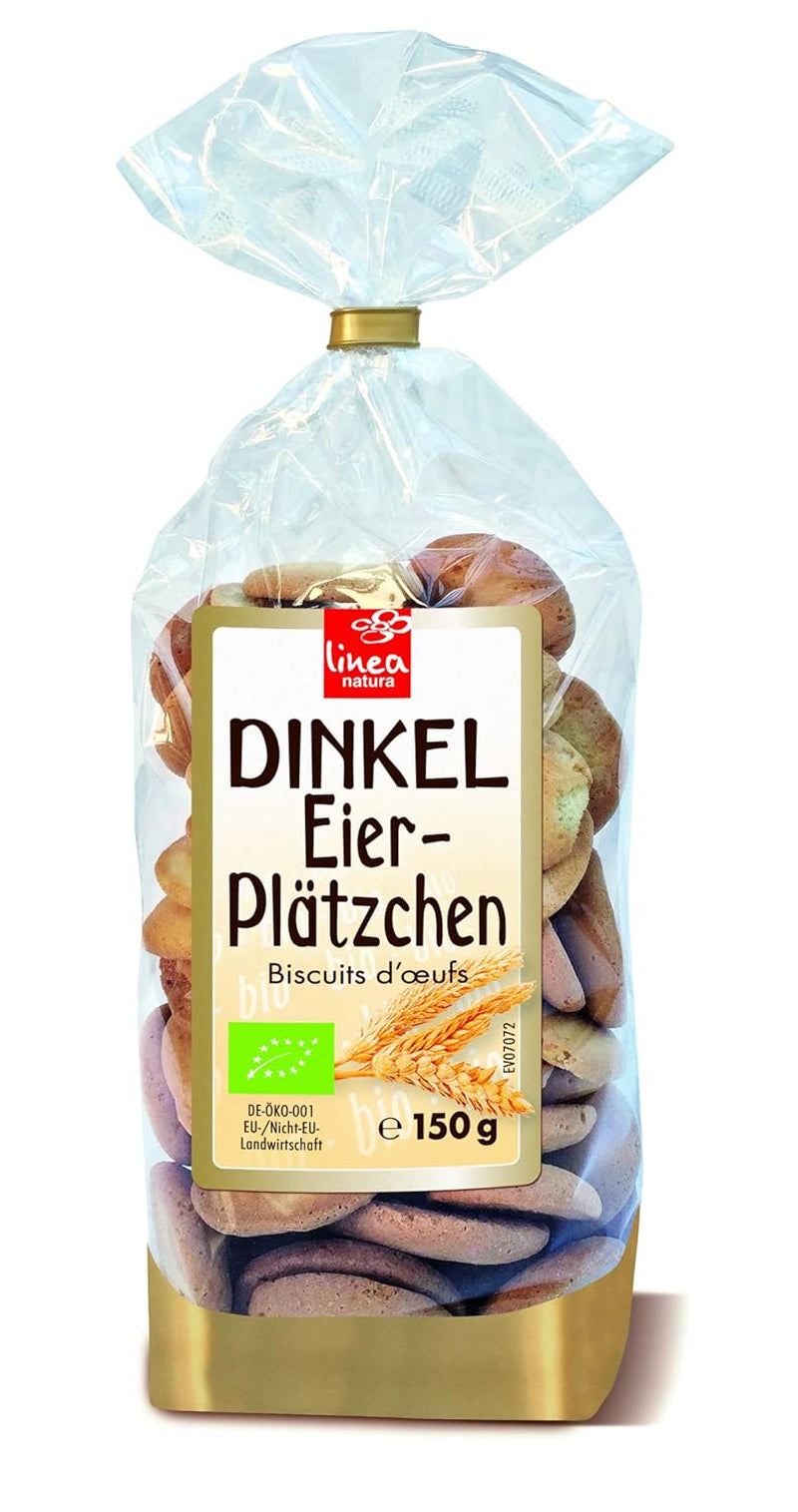 Økologiske speltæggekiks, 38% økologiske æggekiks, 150g