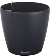 Plantekasse LECHUZA Classico Color ECO 60 Mørkegrå | Plantekasse med vandingssystem og vandstandsindikator | Fremstillet af 100 % genbrugsplast | Mat finish | Ø 60 x 55,5 cm | 18955