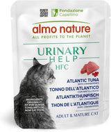Almo Nature HFC Urinary Help - Nassfutter für Katzen - Unterstützung für die Harnwege - Atlantischer Tunfisch & Tranebær - Human Grade, Monoprotein, Glutenfrei - 24x50g