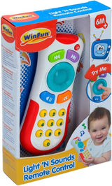 winfun 44722 No Character My First Controller med lyde, Multicolor, S Babylegetøj Naty Shop
