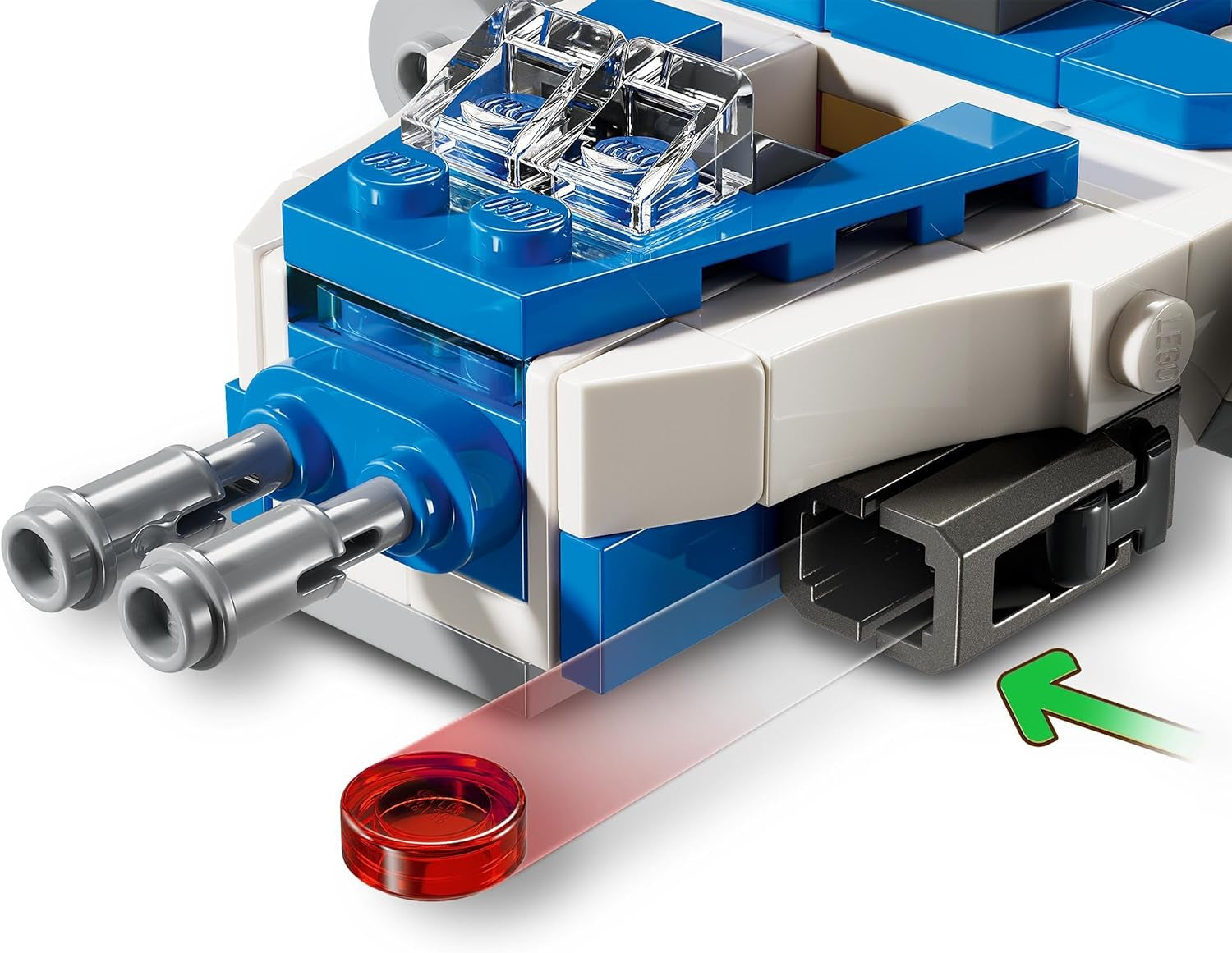 LEGO Star Wars Kaptajn Rex Y-Wing Microfighter Byggeklodser Samleobjekt Rumskib gaveidé til drenge og piger i alderen 6+ 75391 Byggesæt Besuche den LEGO-Store