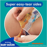 Pampers (gammel version), Splashers engangsbadeshorts - størrelse 5/6 (14 kg+) - Æske med 8 pakker med 10 stk.