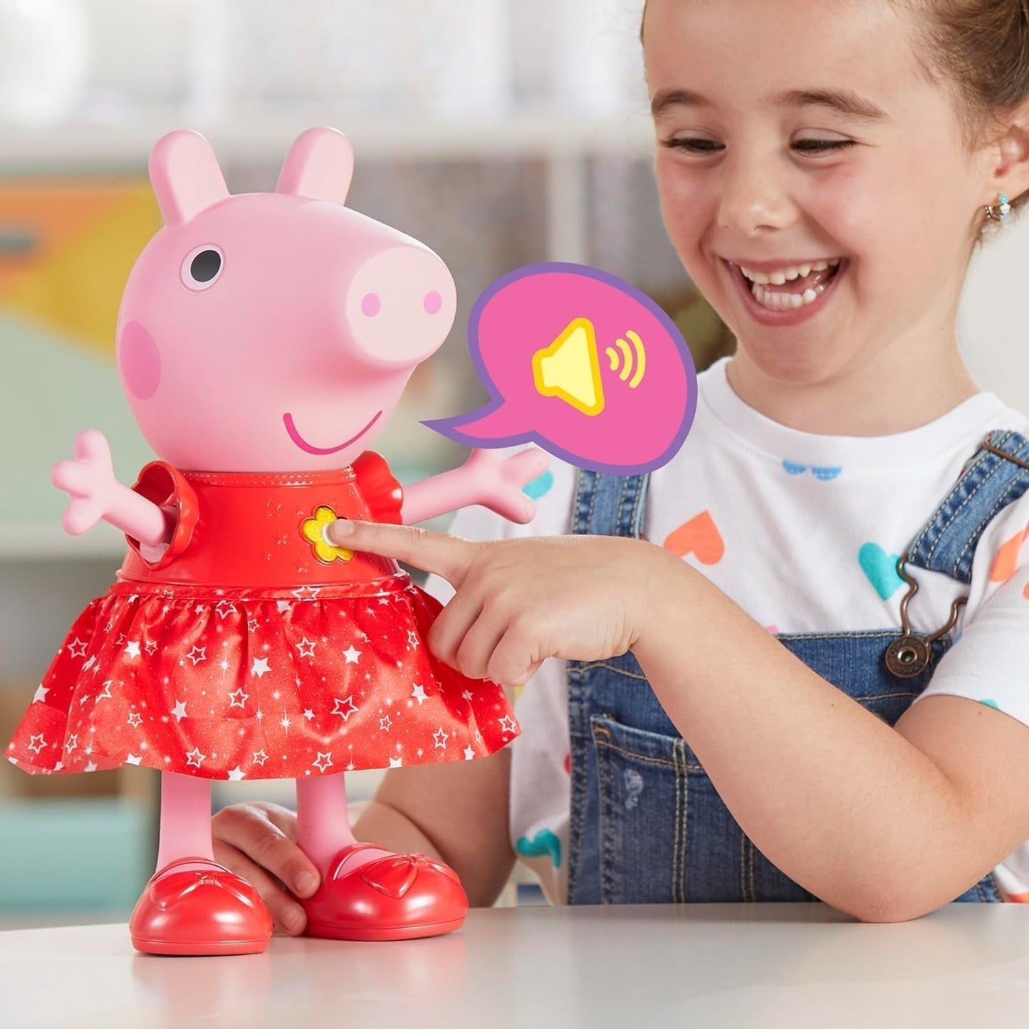 Peppa Pig Peppas mudderpyt festdukke - tysk version, lyserøde eller lyserøde Naty Shop-dukker