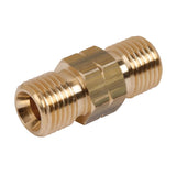ROTHENBERGER industriel dobbelt nippel - 2x G 3/8" L | Til sikker forlængelse af propangaslanger 540255E
