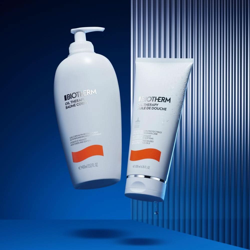 Biotherm Oil Therapy, speciel bodylotion til ru og tør hud, 400 ml Brusebad og bad Naty Shop