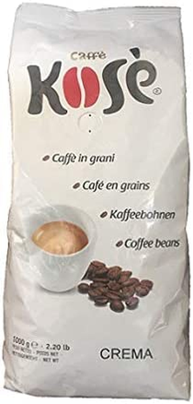 Kosé kaffebønner 1000g - 6 stk pr. æske