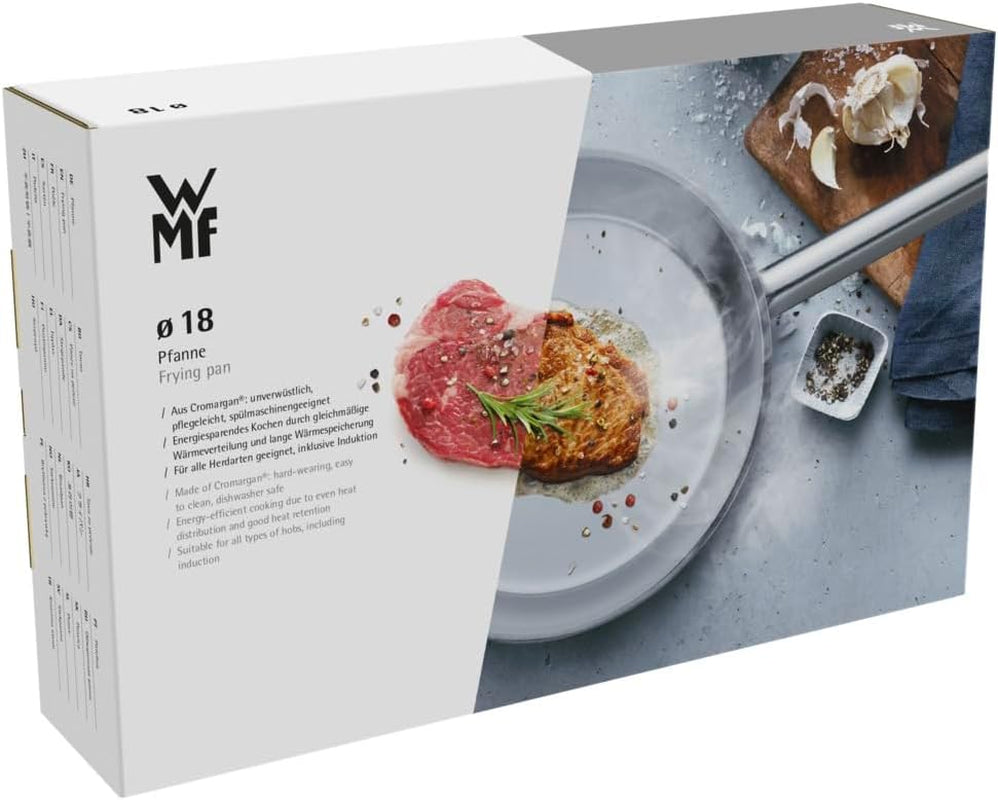 WMF Mini lille overdækket stegepande 18 cm, Cromargan i poleret rustfrit stål, induktion Gryder og pander Naty Shop